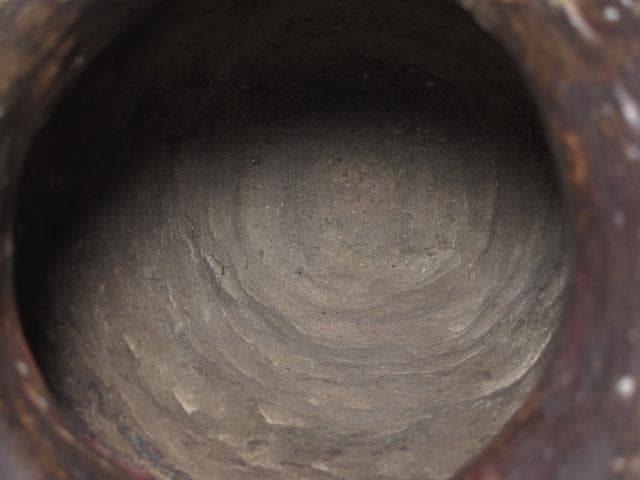 ★　古常滑花入　時代を感じる一品です★x419