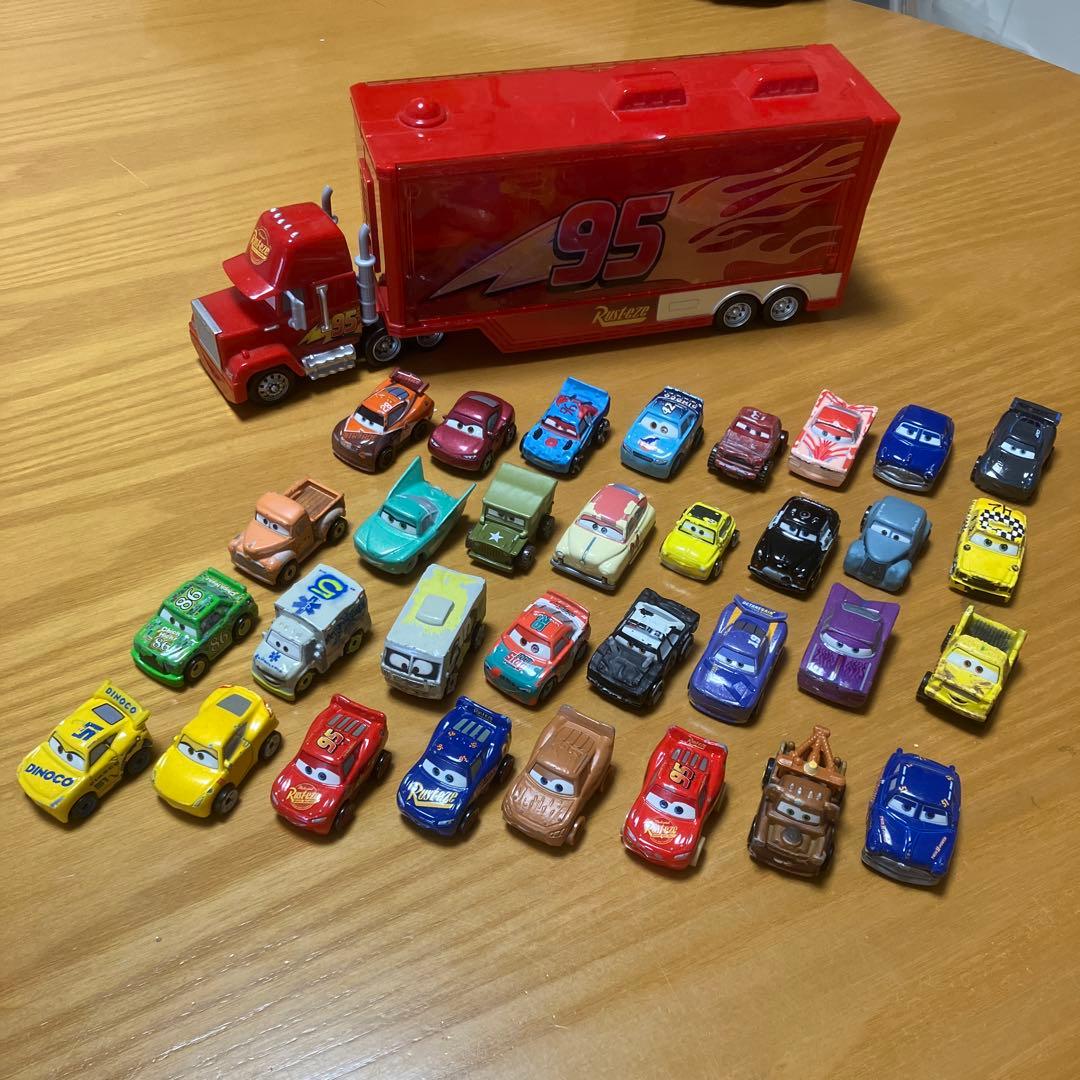 ⭐︎大幅値下げ⭐︎マテル　ミニミニカーズ　32台　トレーラー付き　まとめ売り