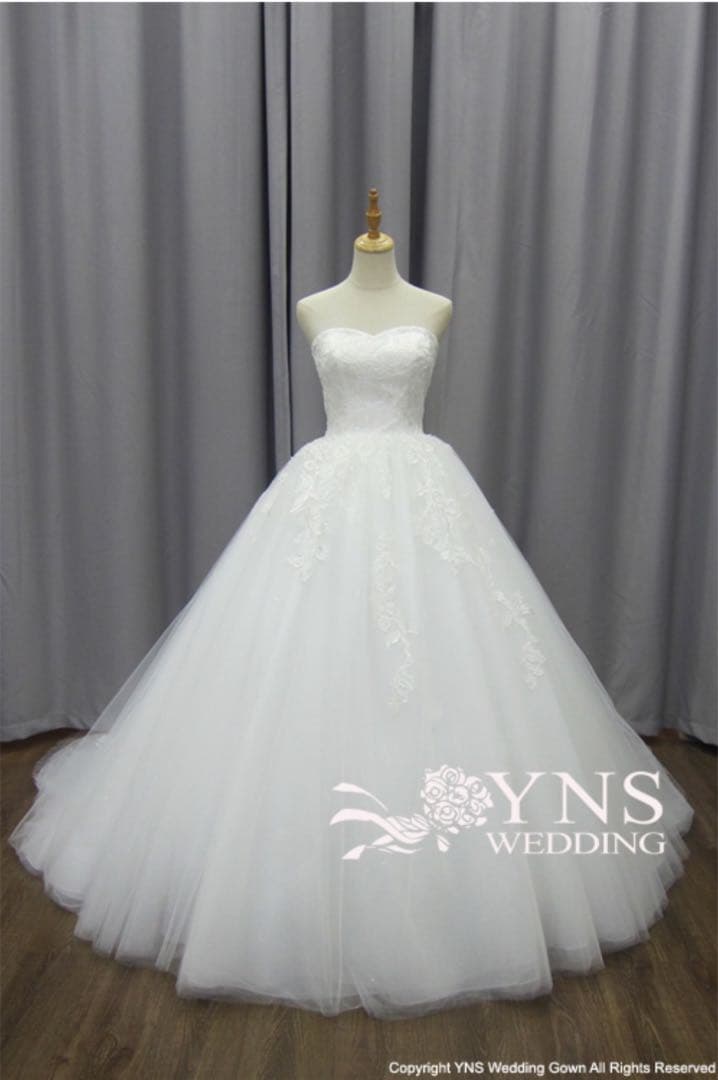 YNSウェディング オフショルダードレス