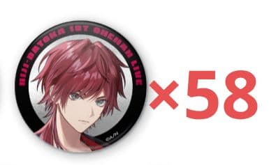 にじさんじ　2時だとか　ローレン・イロアス　缶バッジ