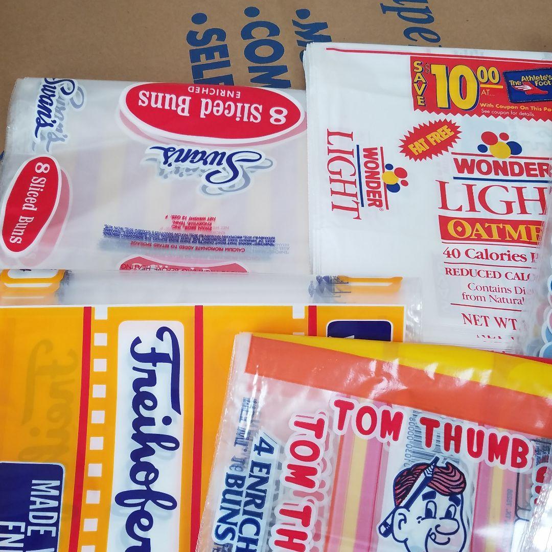 海外　パン　ビニール袋