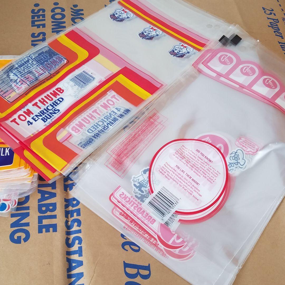 海外　パン　ビニール袋