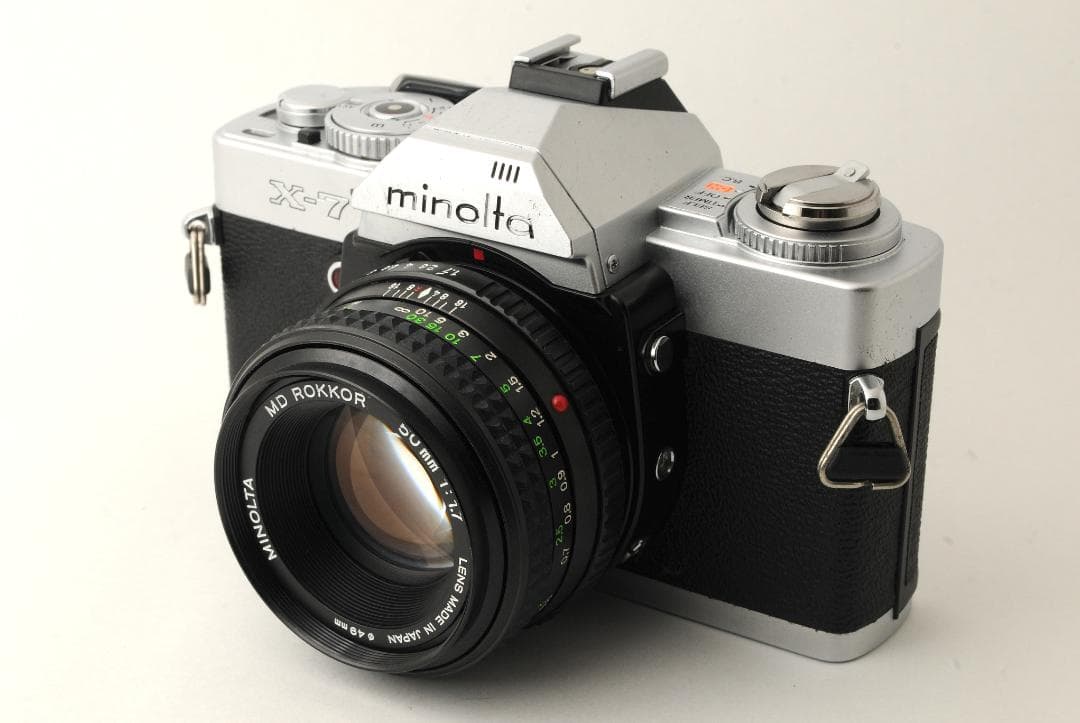 ミノルタ X-7 シルバー MD ROKKOR 50mm F/1.7