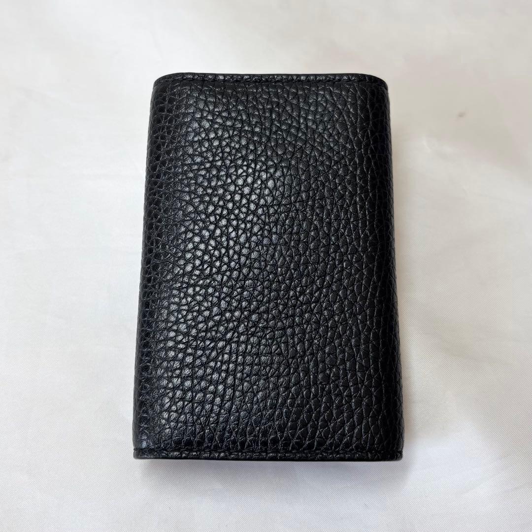 【極美品】　グッチ　GGメタル　6連 キーケース　キーフック　キーリング　シボ革