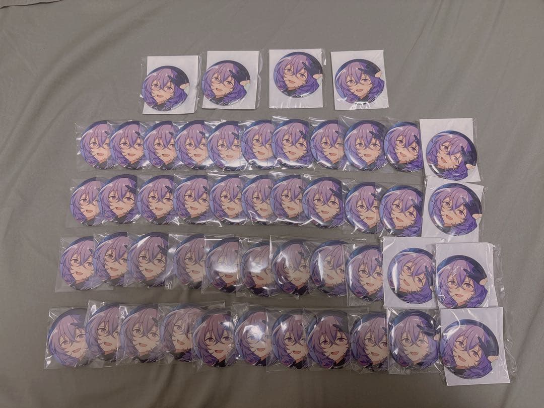 あんスタ　ユメ　花群冬芽　缶バッジ　シャッフル