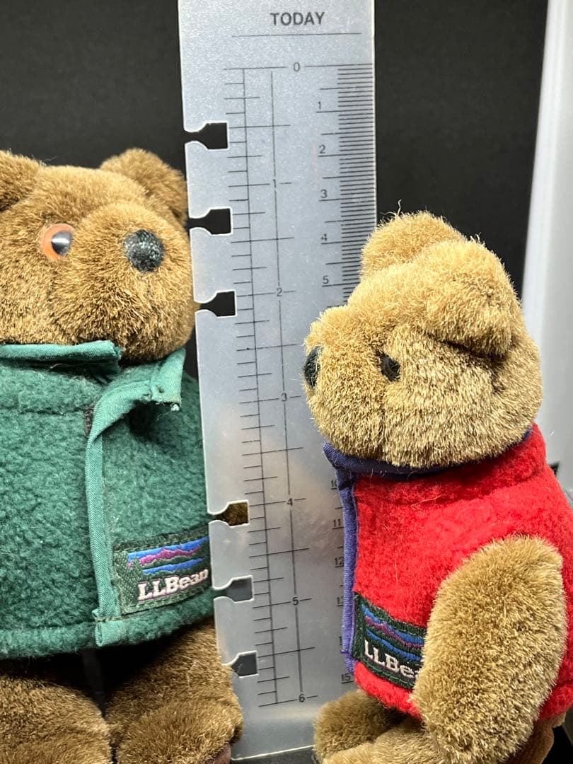 希少 L.L.Bean　エル・エル・ベア フィンガーパペットぬいぐるみ2体セット