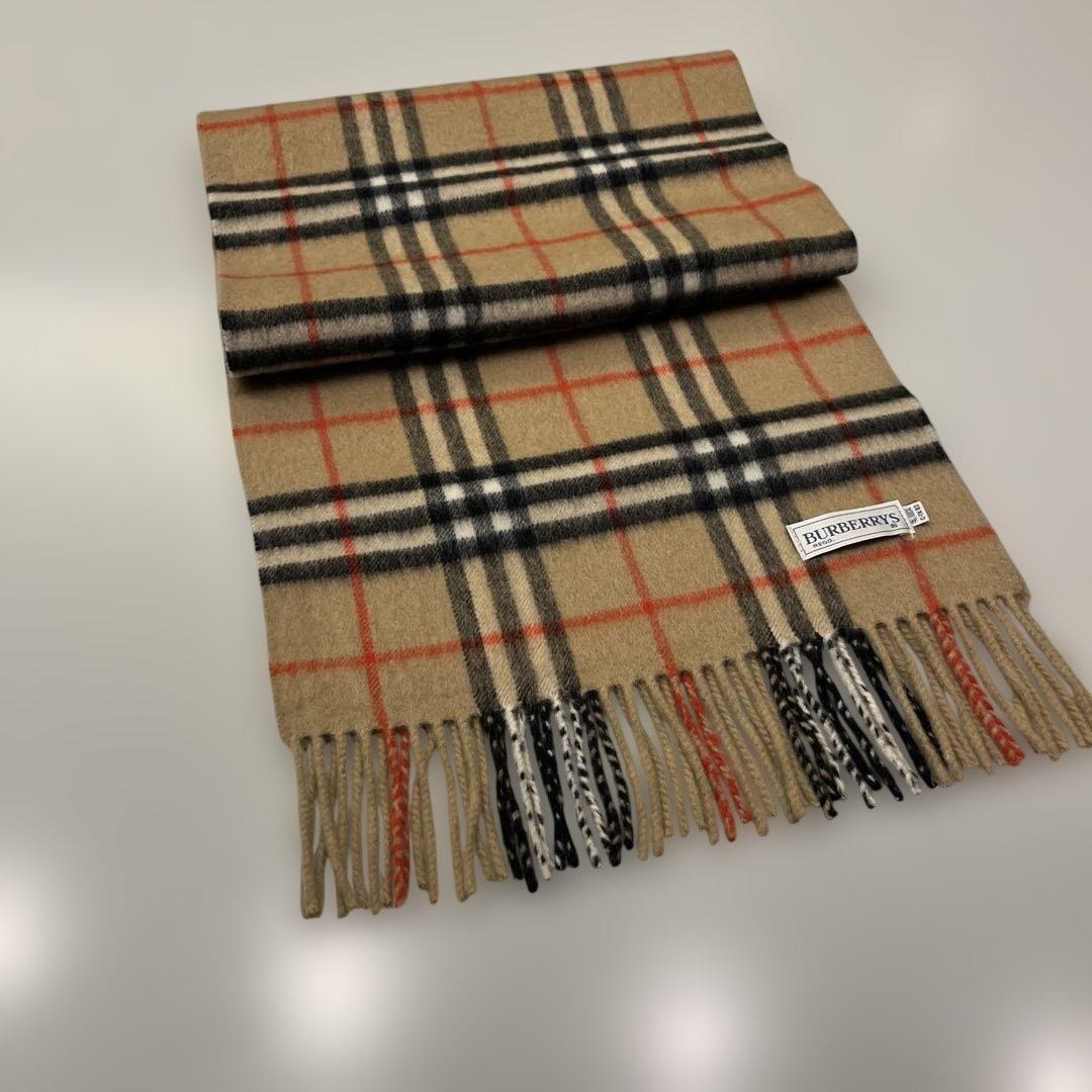 K*様 BURBERRYS チェック柄マフラー ウール