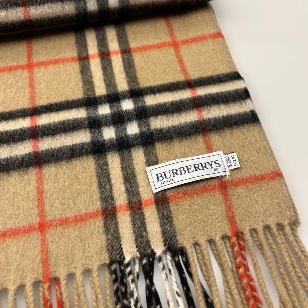 K*様 BURBERRYS チェック柄マフラー ウール