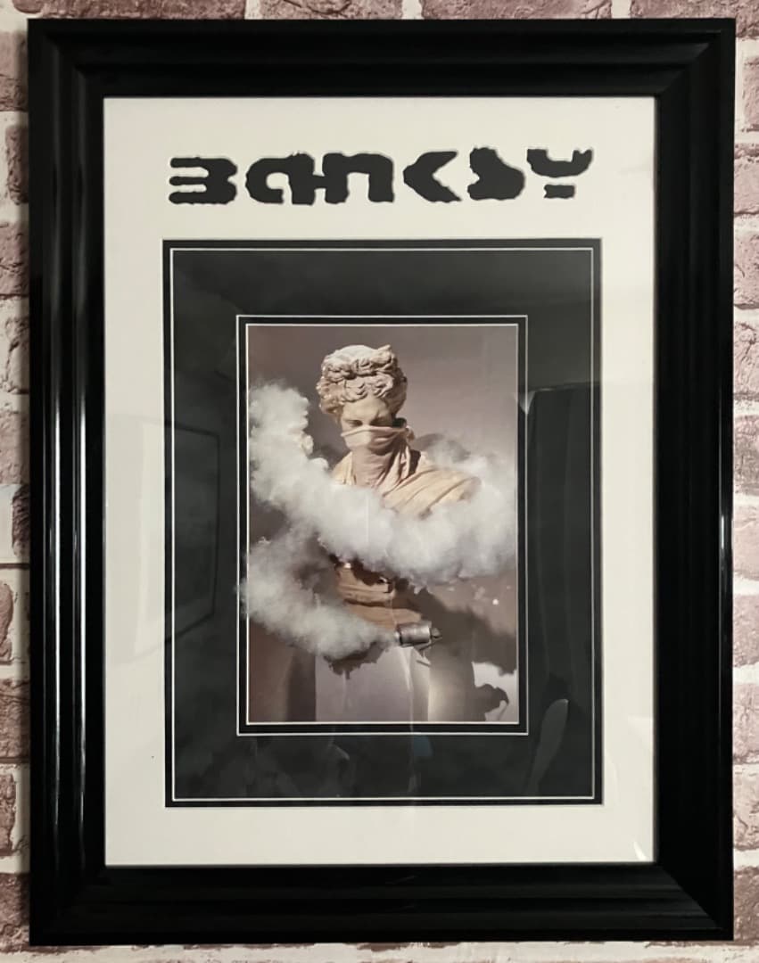 バンクシー 「FLUFF OBTAINED AT CutAndRun」 COA付