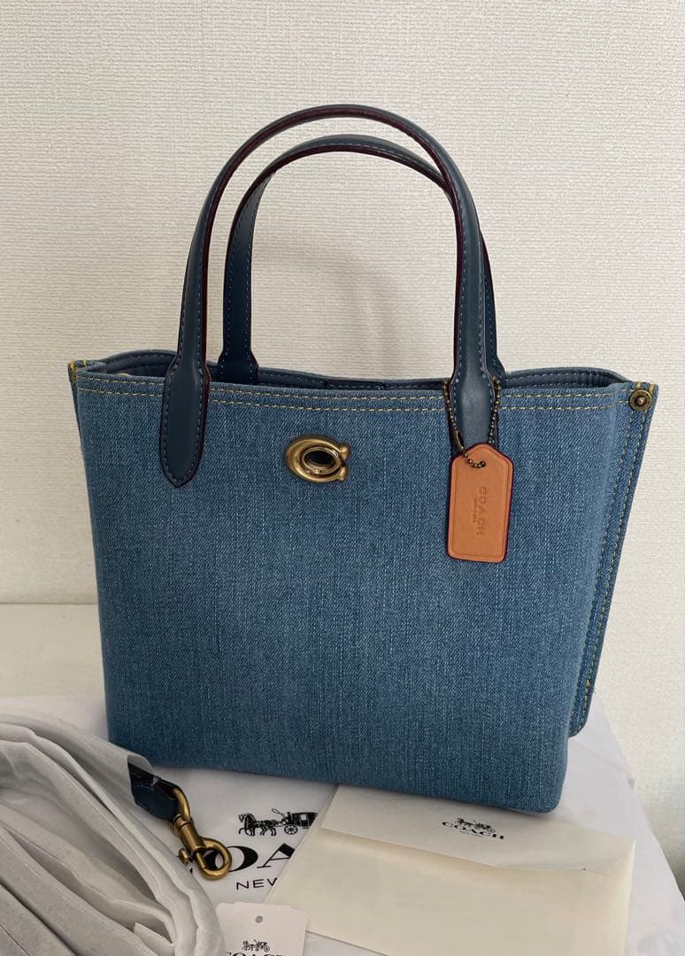 コーチ ウィロウデニムトートバッグ
