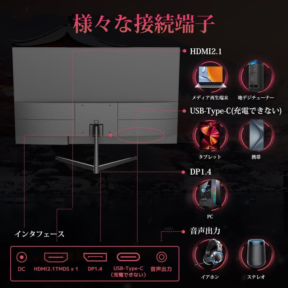 MINIFIRE 27インチ WQHD Type-C MF27X3AQS
