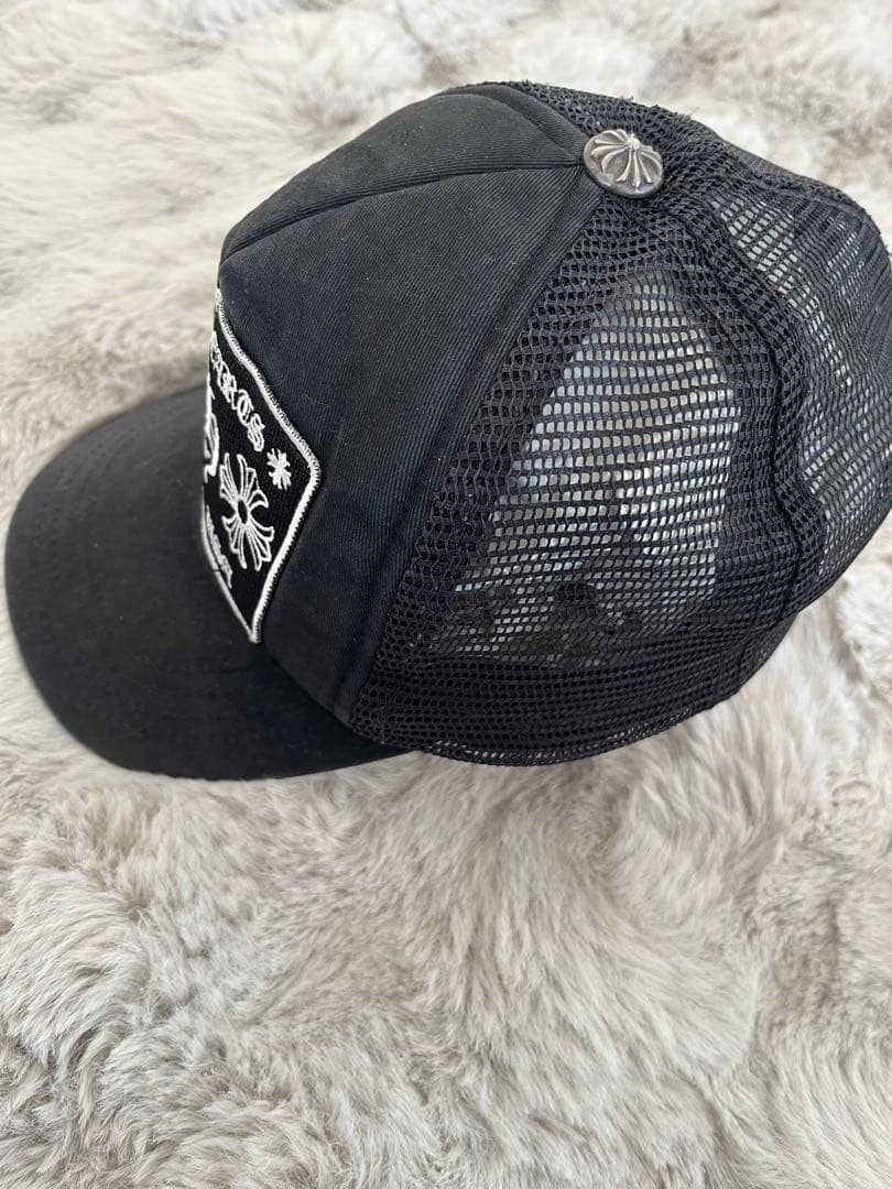 Chrome heartsメッシュ トラッカーキャップ黒　正規品