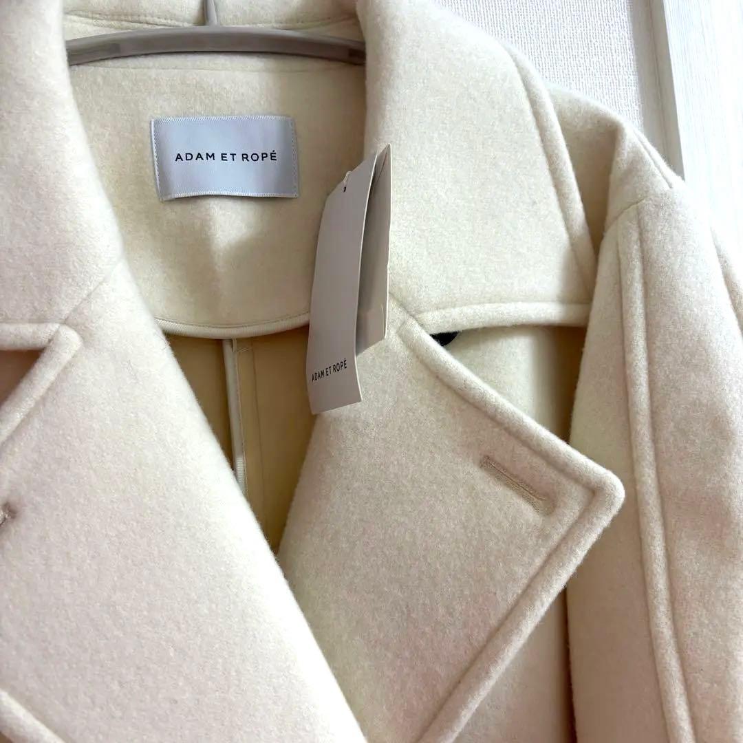 ADAM ET ROPE' ウールボンディングロングコート