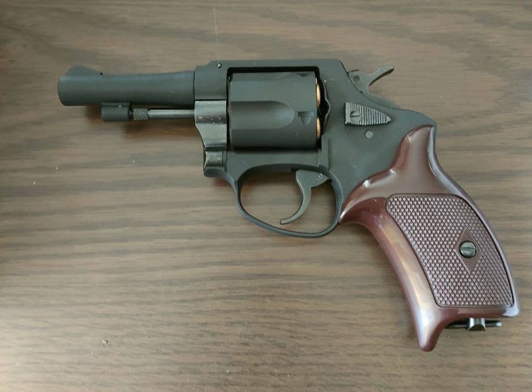 マルシン　ポリスリボルバー　ブラックHW 8mmBB