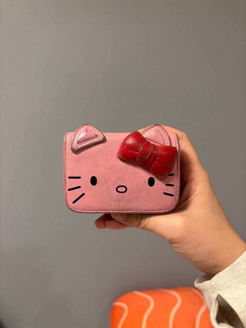 BALENCIAGA HelloKittyピンク 財布