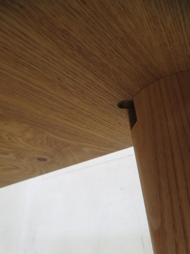 展示品■MUKU工房■旭川家具■無垢材■オーク■北欧デザイン■ダイニングテーブル