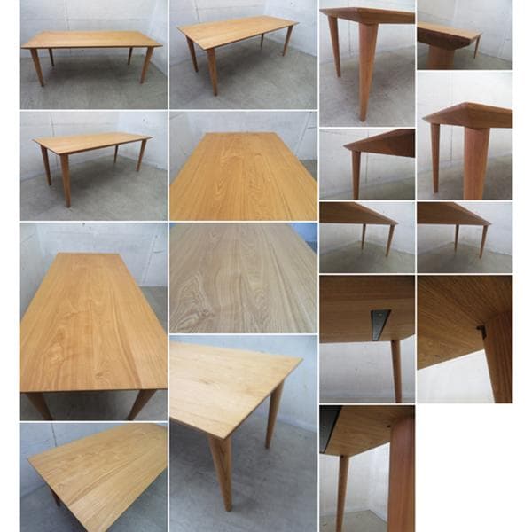 展示品■MUKU工房■旭川家具■無垢材■オーク■北欧デザイン■ダイニングテーブル