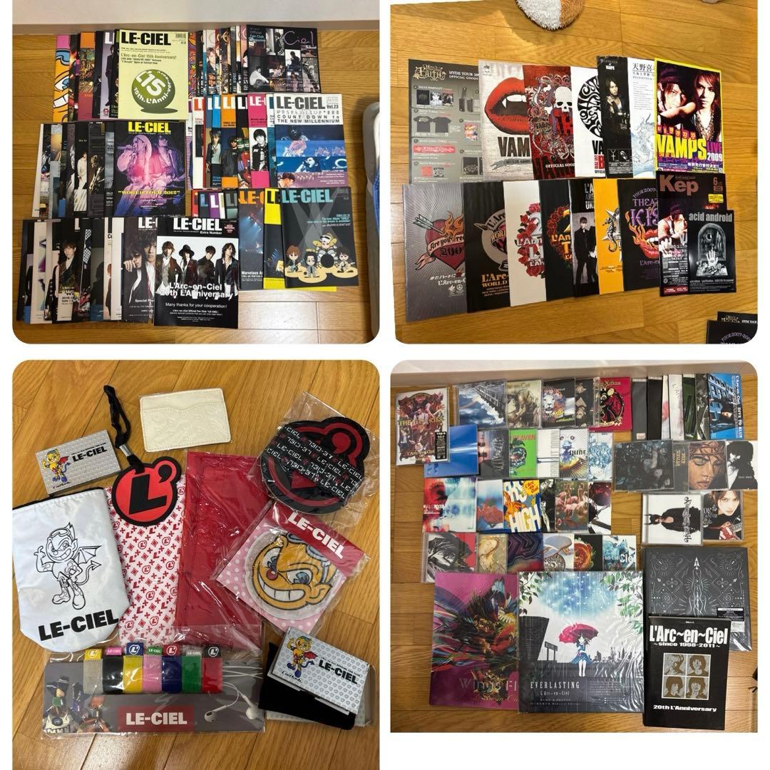 ラルク　アン　シエル　ルシエル　会報68冊まとめ売り　継続特典　CD フライヤー