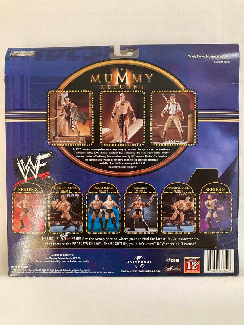 ザ・ロック　２バージョンのフィギュア　ROCK SOLID