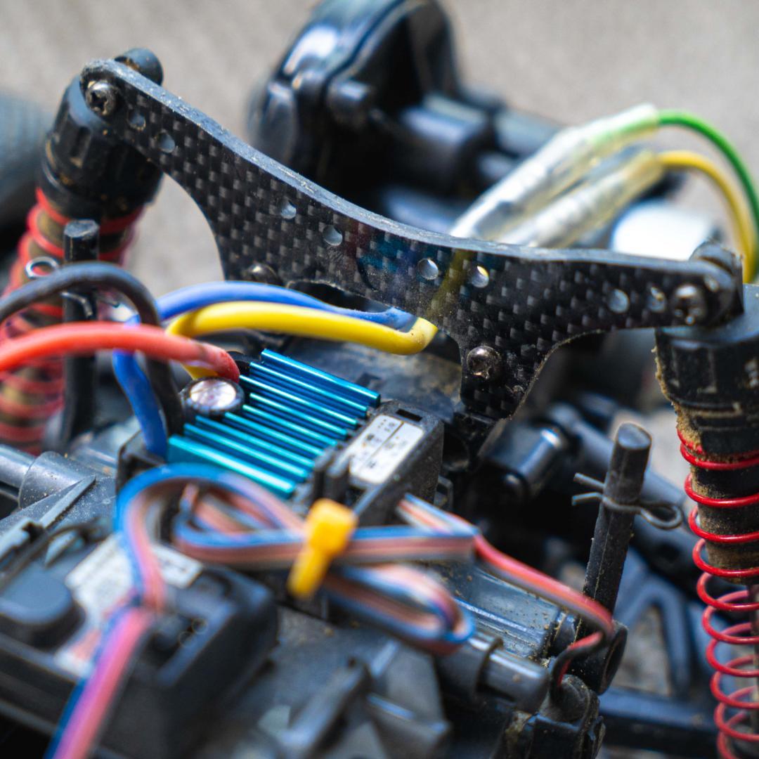 レーシングファイター カスタム済み、充電器、プロポセット