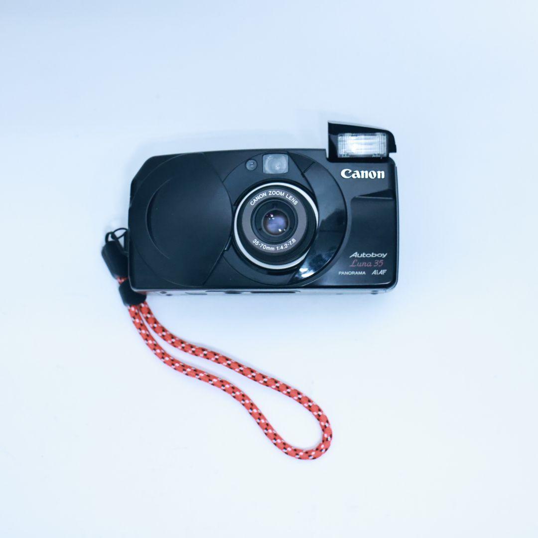 フィルムカメラ Canon Autoboy Luna 黒　Black 電池付き