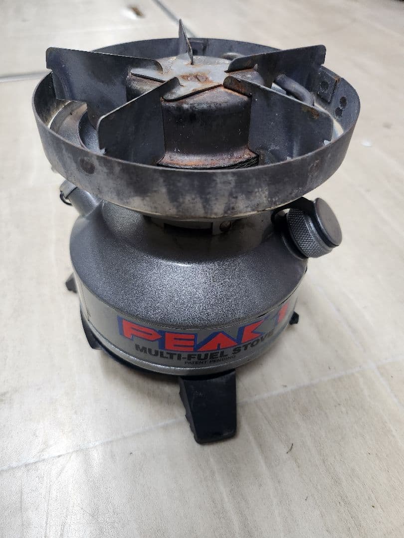 PEAK 1 Colemanマルチフューエルストーブ　オプションケース付動作品