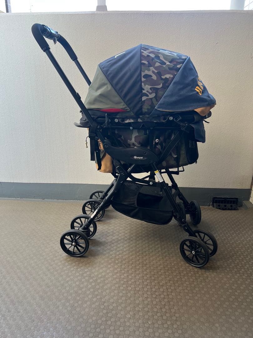 値下げしましたcompet×DOGDEPT コラボカート　デニム/カーキ/迷彩柄