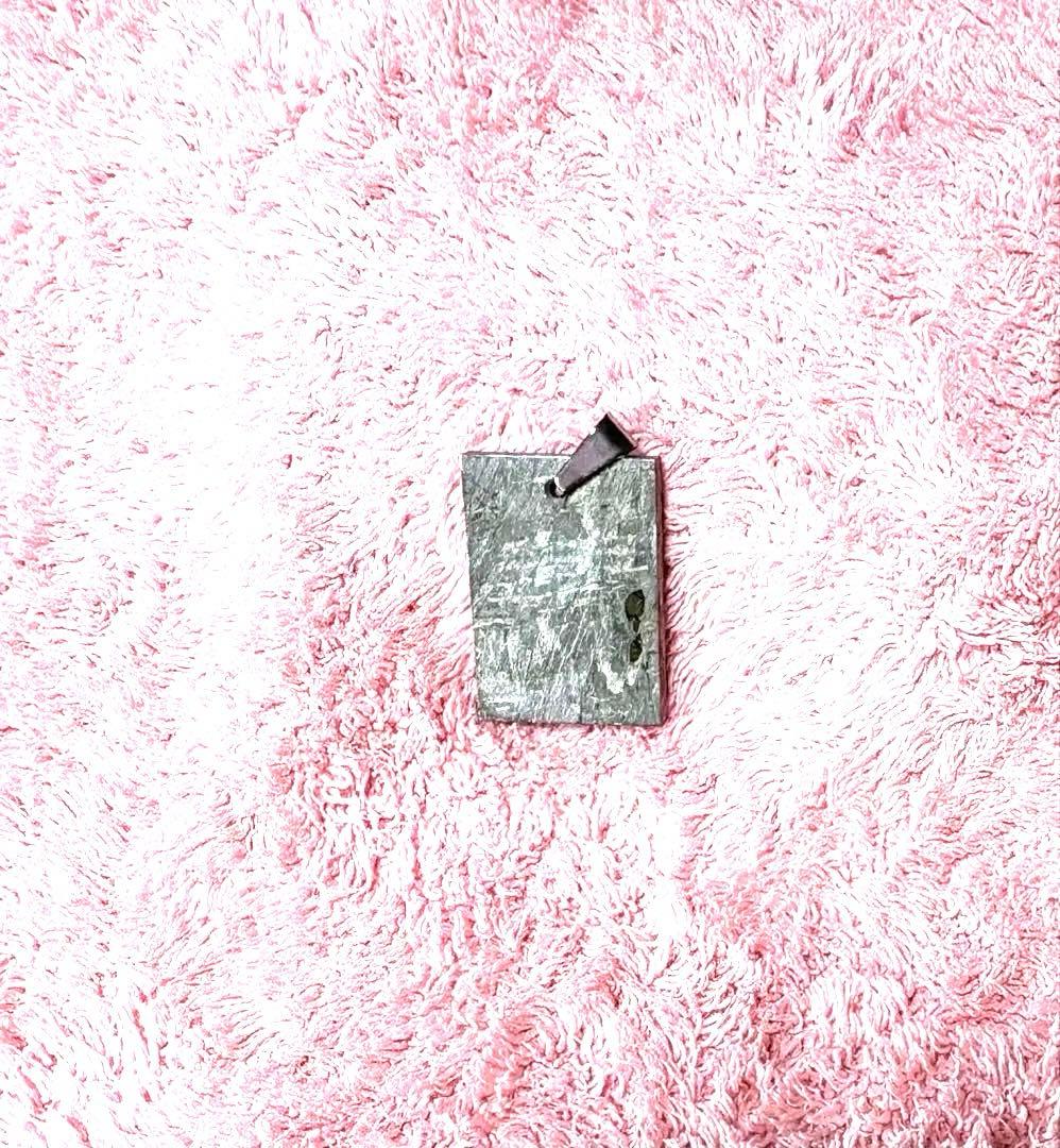 メテオライト　ギベオン隕石　ペンダントトップ　トロイライト入りチェーン　セット