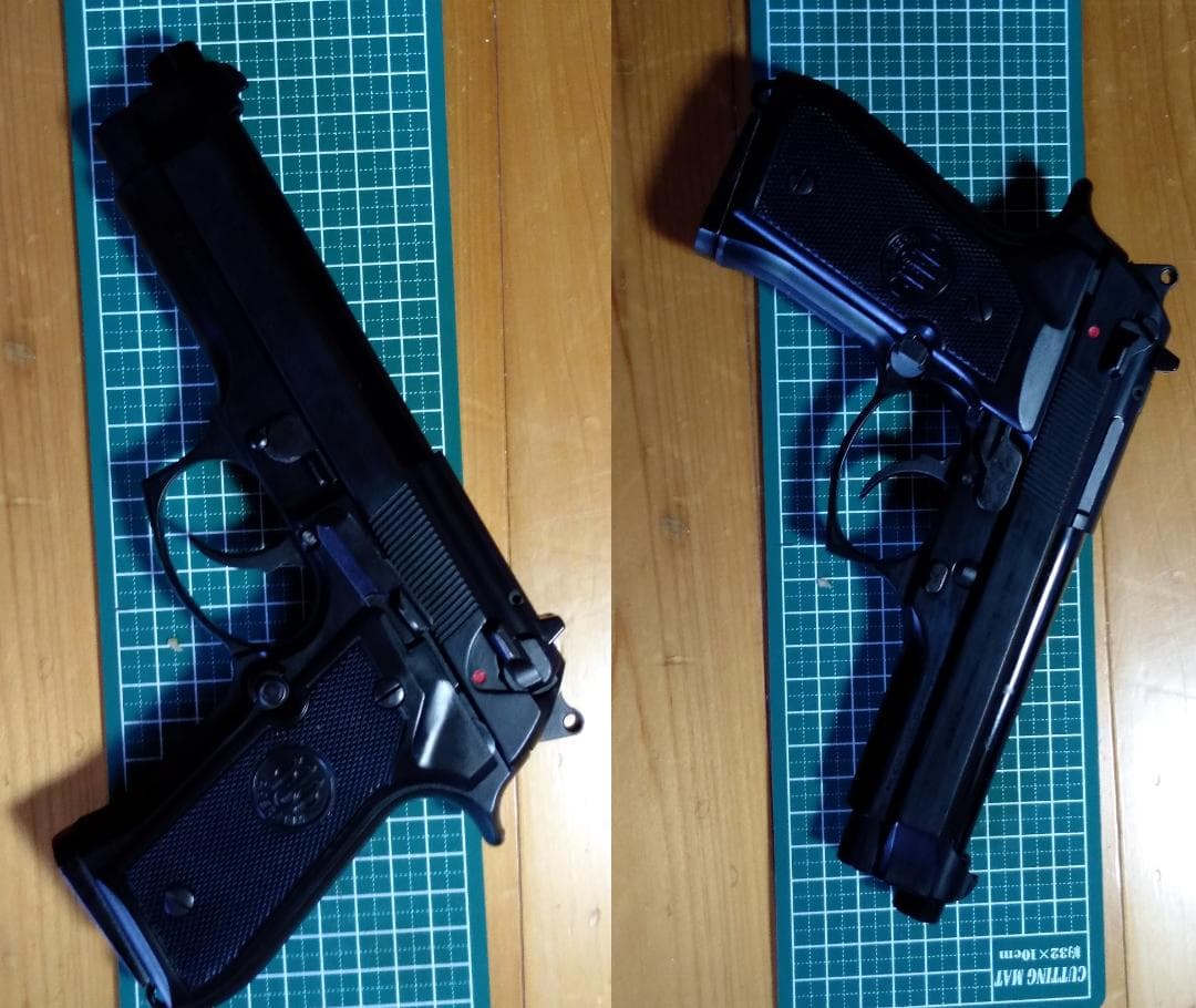 モデルガン Beretta HW樹脂製 発火モデル ベレッタブルーイング対応