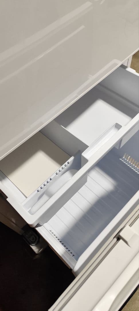 三菱 330L 3ドア冷蔵庫 MR-CX33C-W 2018年製 ホワイト系