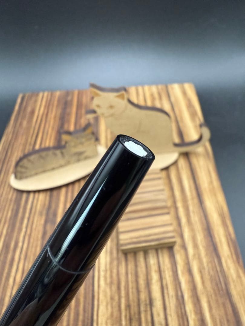 MONTBLANC 万年筆　NO.22 黒軸 美品 EF 14C