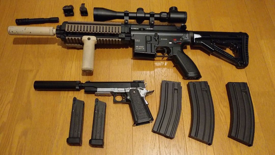 東京マルイ次世代HK416D・サバゲー引退まとめセット