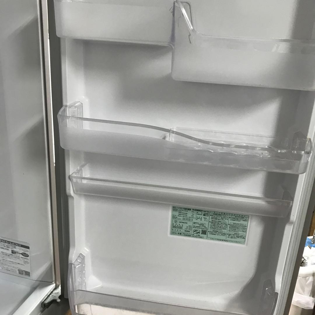 【美品】HITACHI　ノンフロン冷凍冷蔵庫　R-S3800GV　2016年　H