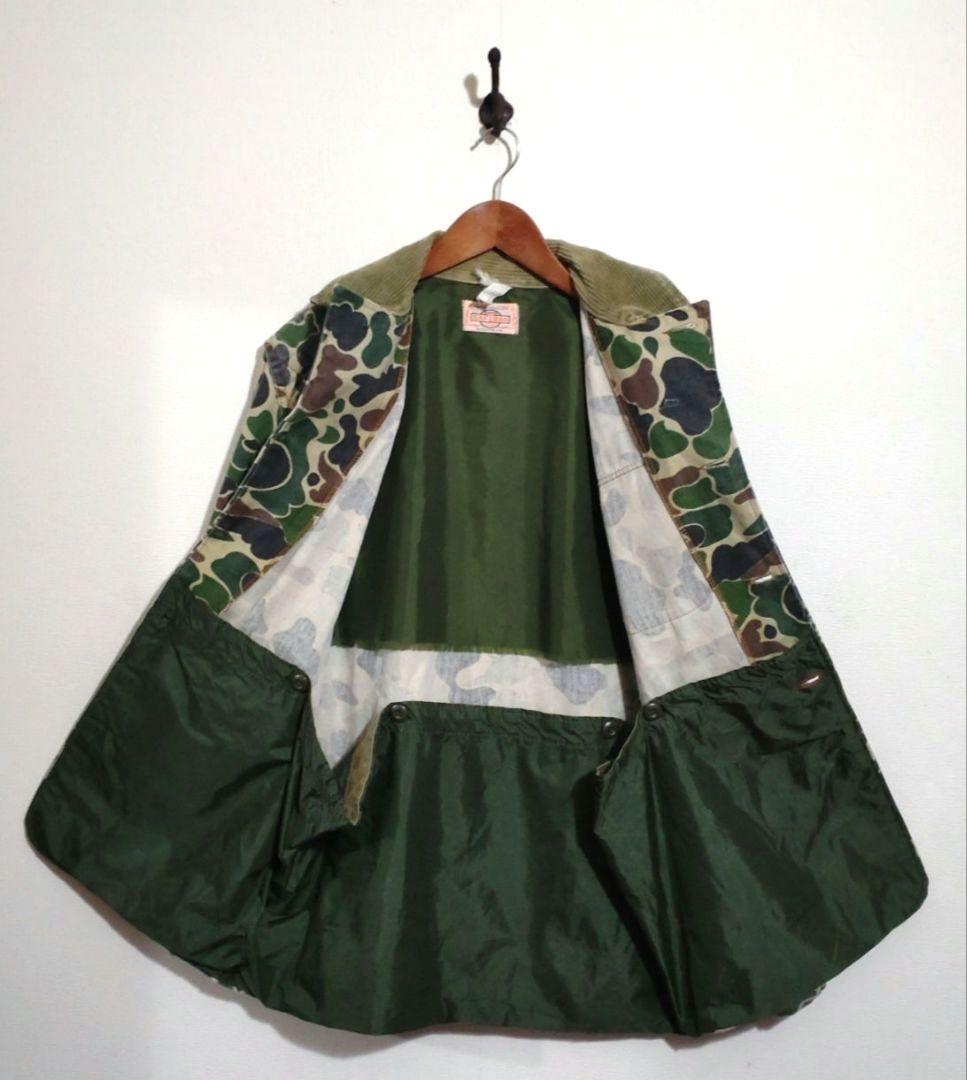 【美品】70S SAFTBAK ハンティングジャケット ダックハンターカモ