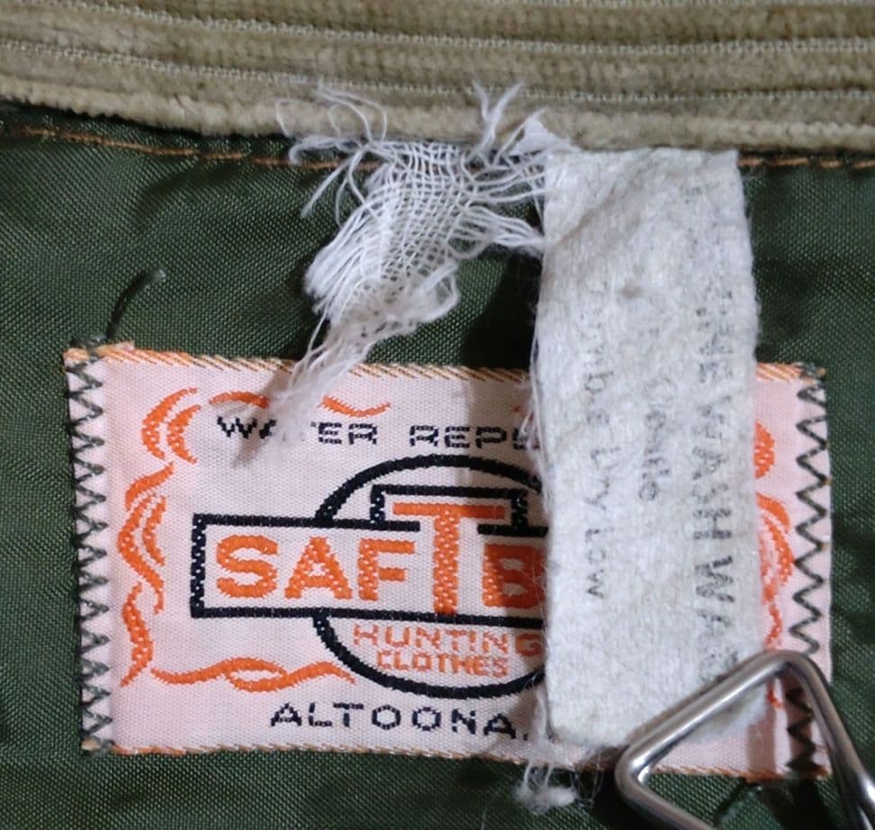 【美品】70S SAFTBAK ハンティングジャケット ダックハンターカモ