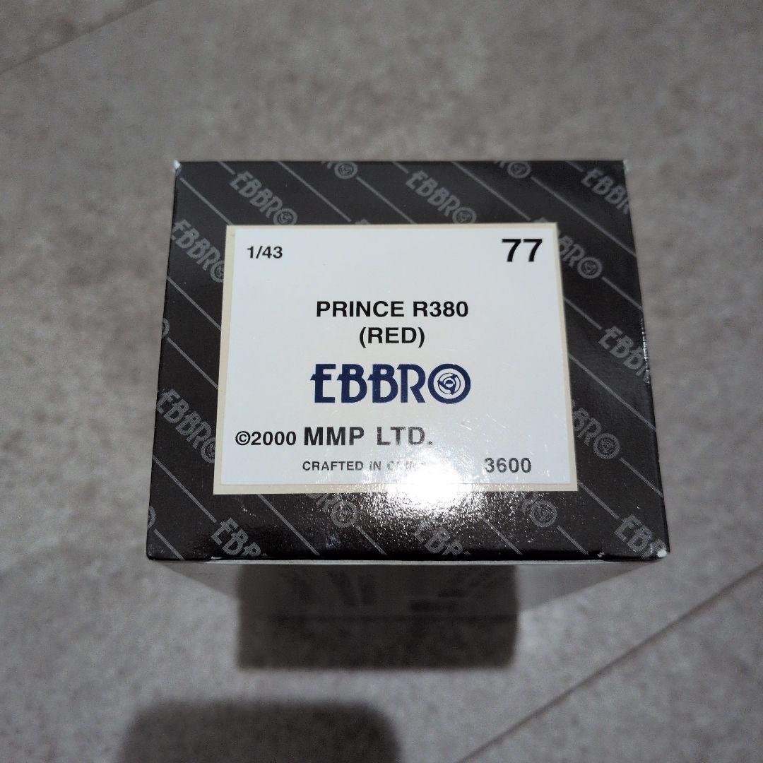 [匿名配送/送料無料]EBBRO PRINCE R380 1/43 レッド
