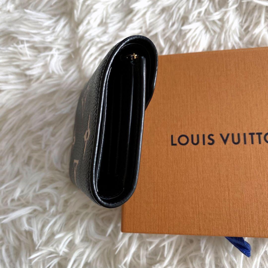 LOUIS VUITTON モノグラムアンプラント ヴィクトリーヌ 折り財布