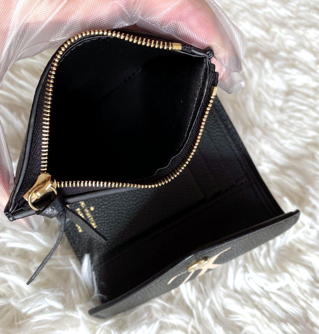 LOUIS VUITTON モノグラムアンプラント ヴィクトリーヌ 折り財布