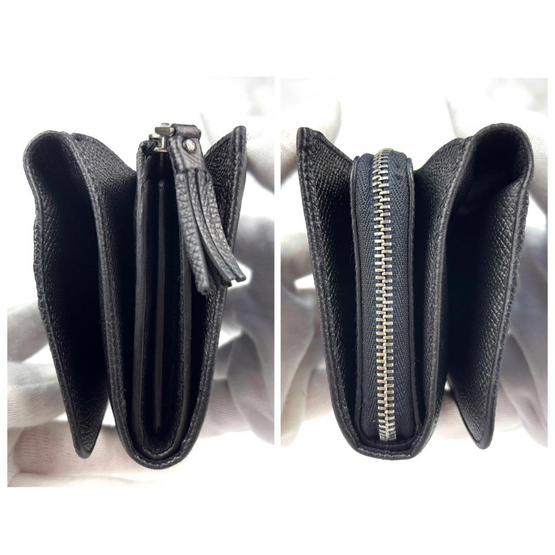 【極上美品】ロエベ⭐LOEWE【アナグラム】長財布⭐黒金具 2つ折り