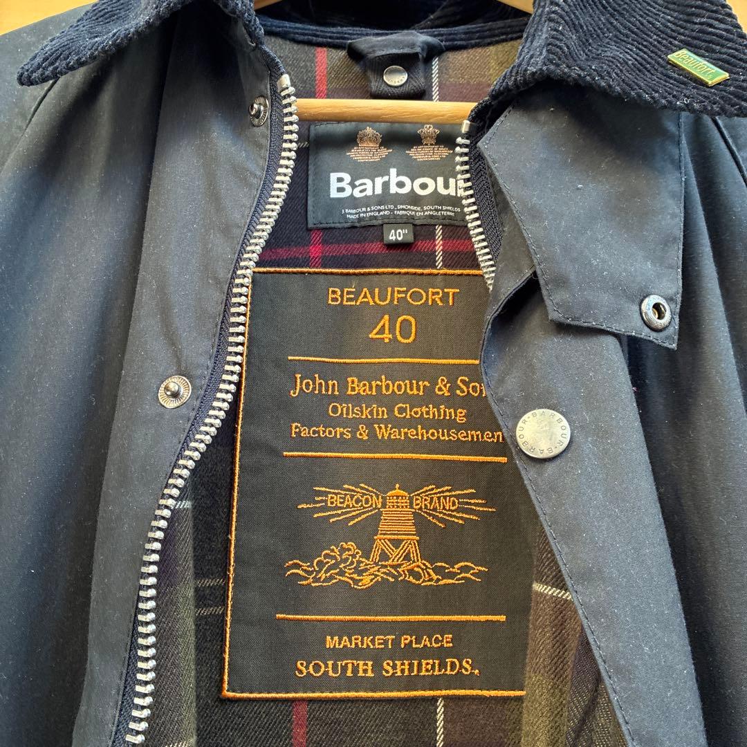 Barbour Beaufort ジャケット サイズ40 ネイビー