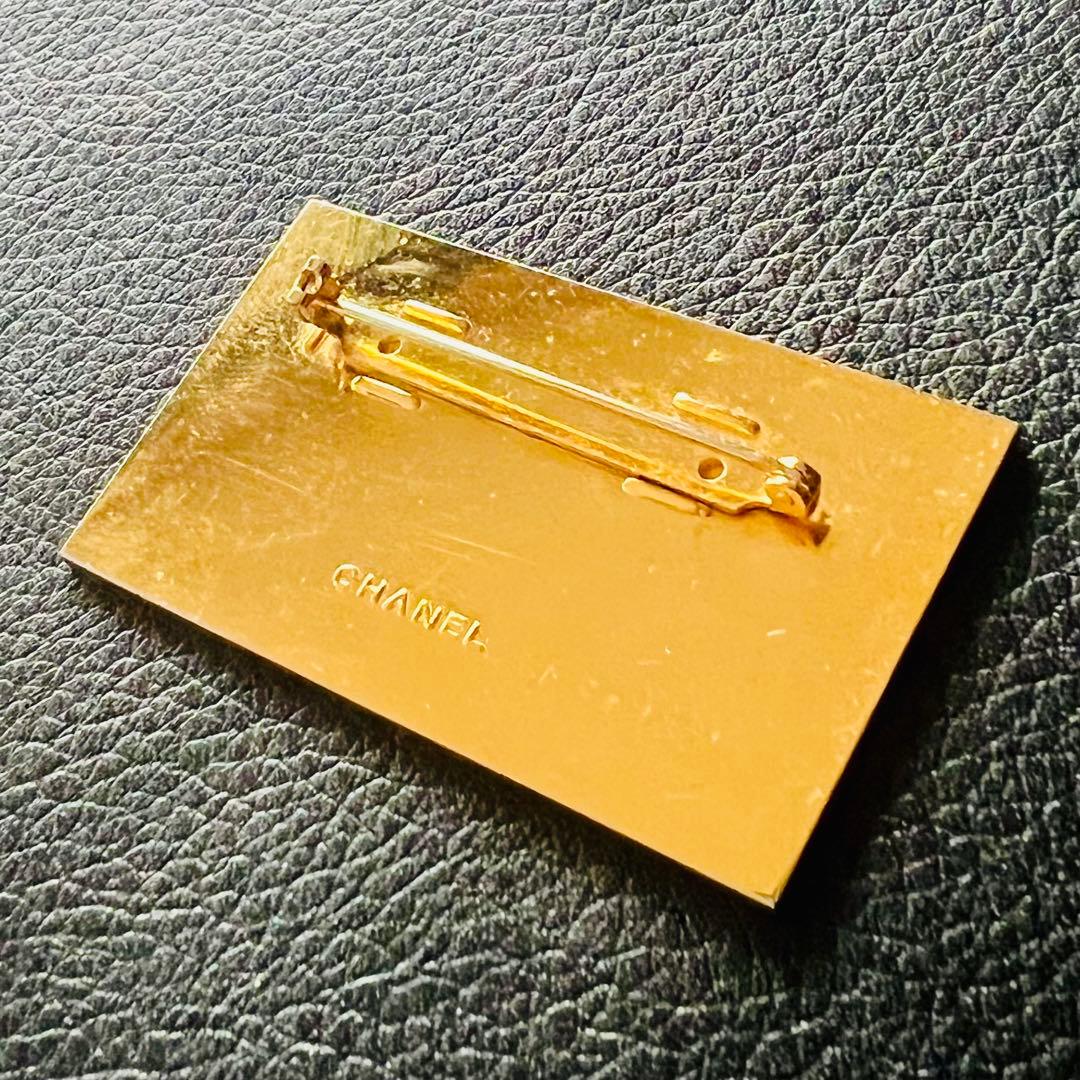 ⭐️シャネル CHANEL 1990Sロゴプレート ココマークゴールドブローチ