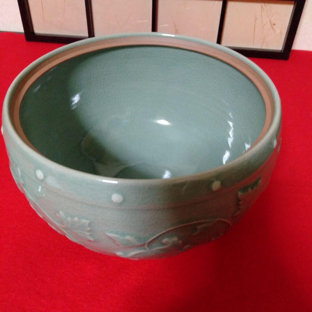 韓国陶芸作家　金世龍作　高麗青磁水指