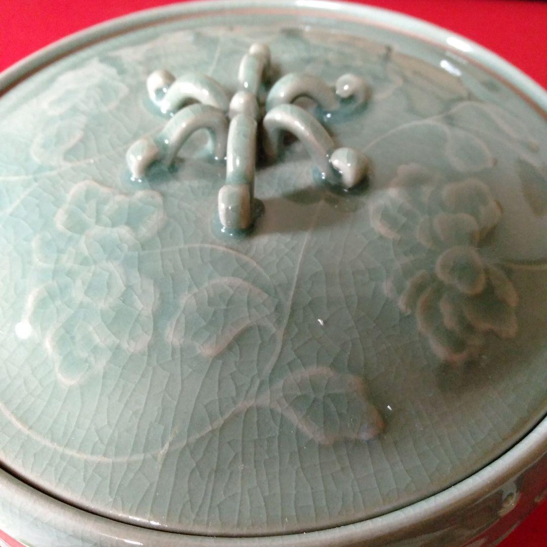 韓国陶芸作家　金世龍作　高麗青磁水指