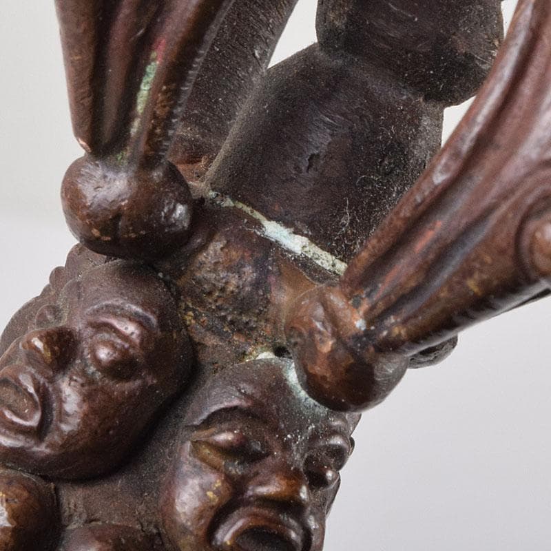 チベット密教法具　古銅　ブルパ　独鈷杵　金剛杵　V　R9088