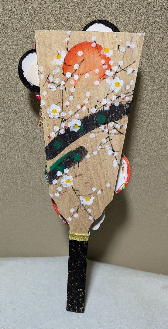 ミッキー ミニーの押し絵羽子板