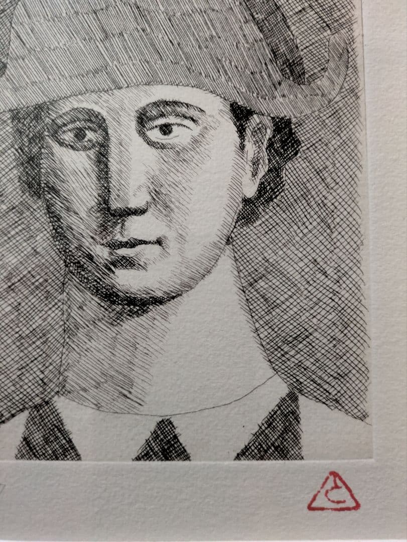 夭折の天才画家・有元利夫の銅版画　1987年展覧会ポスター