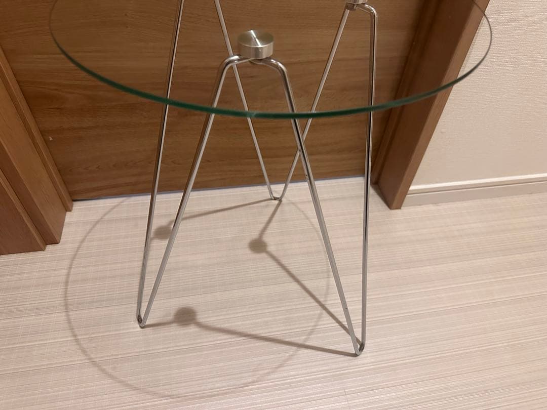 ガラステーブル デザイナー モダン 北欧 ミッドセンチュリー