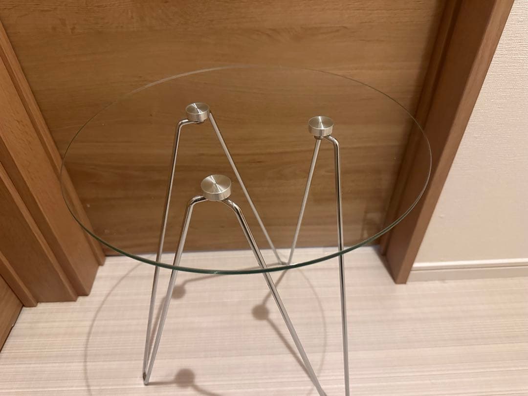 ガラステーブル デザイナー モダン 北欧 ミッドセンチュリー