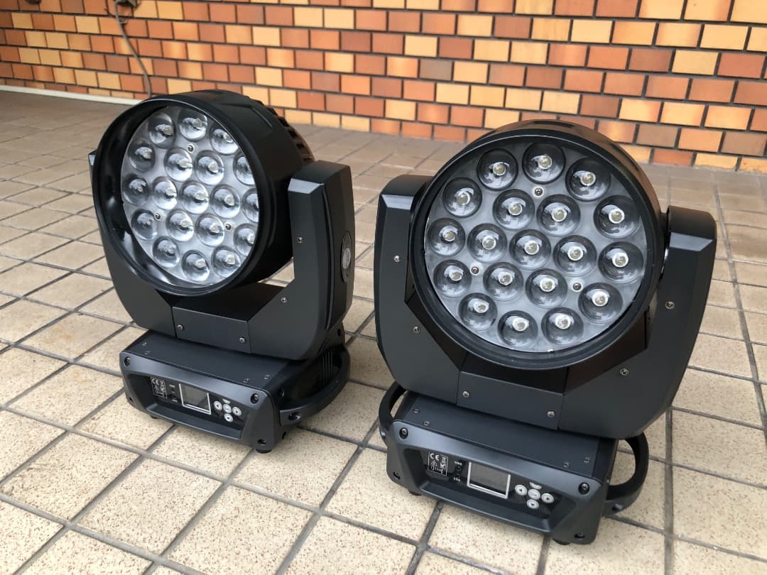 LED ムービングライト RGBW 19×15w 2台セット