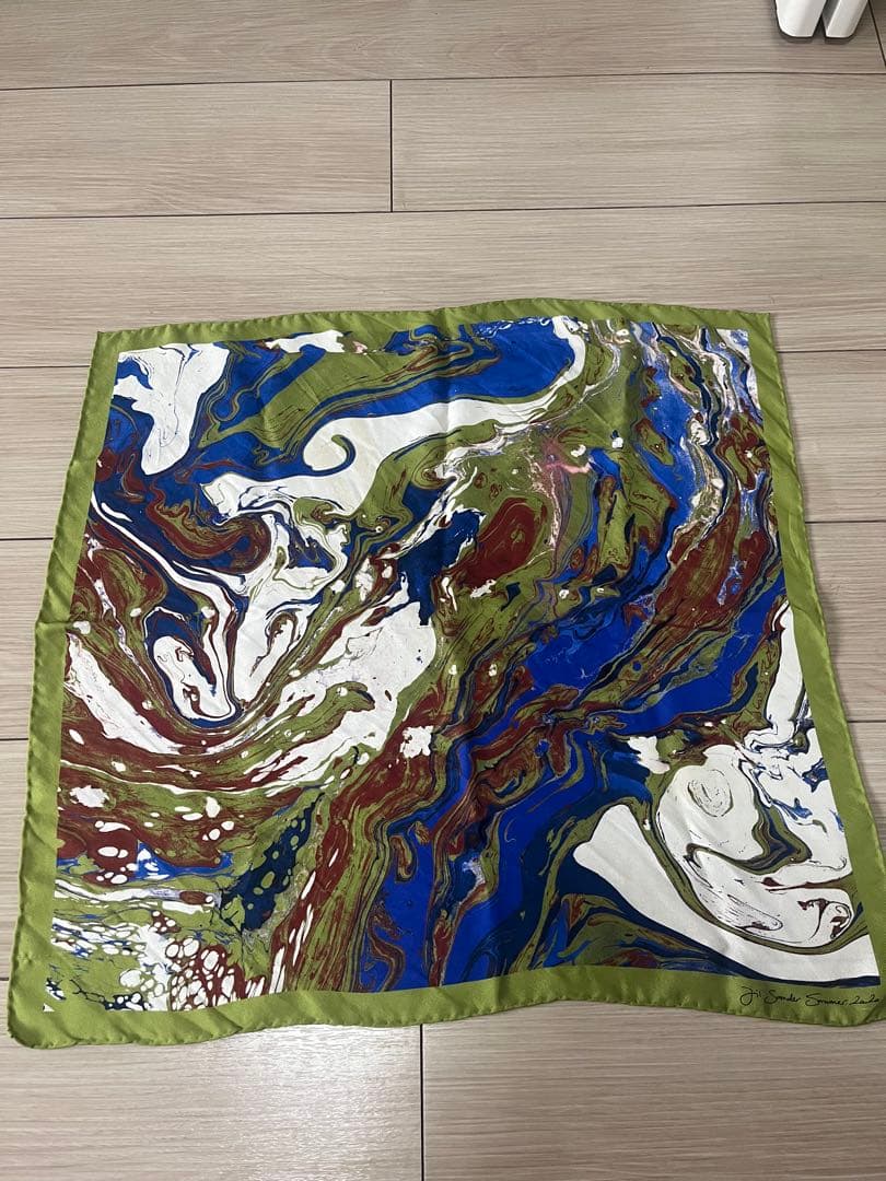 jilsander silk シルクスカーフ　バンダナ